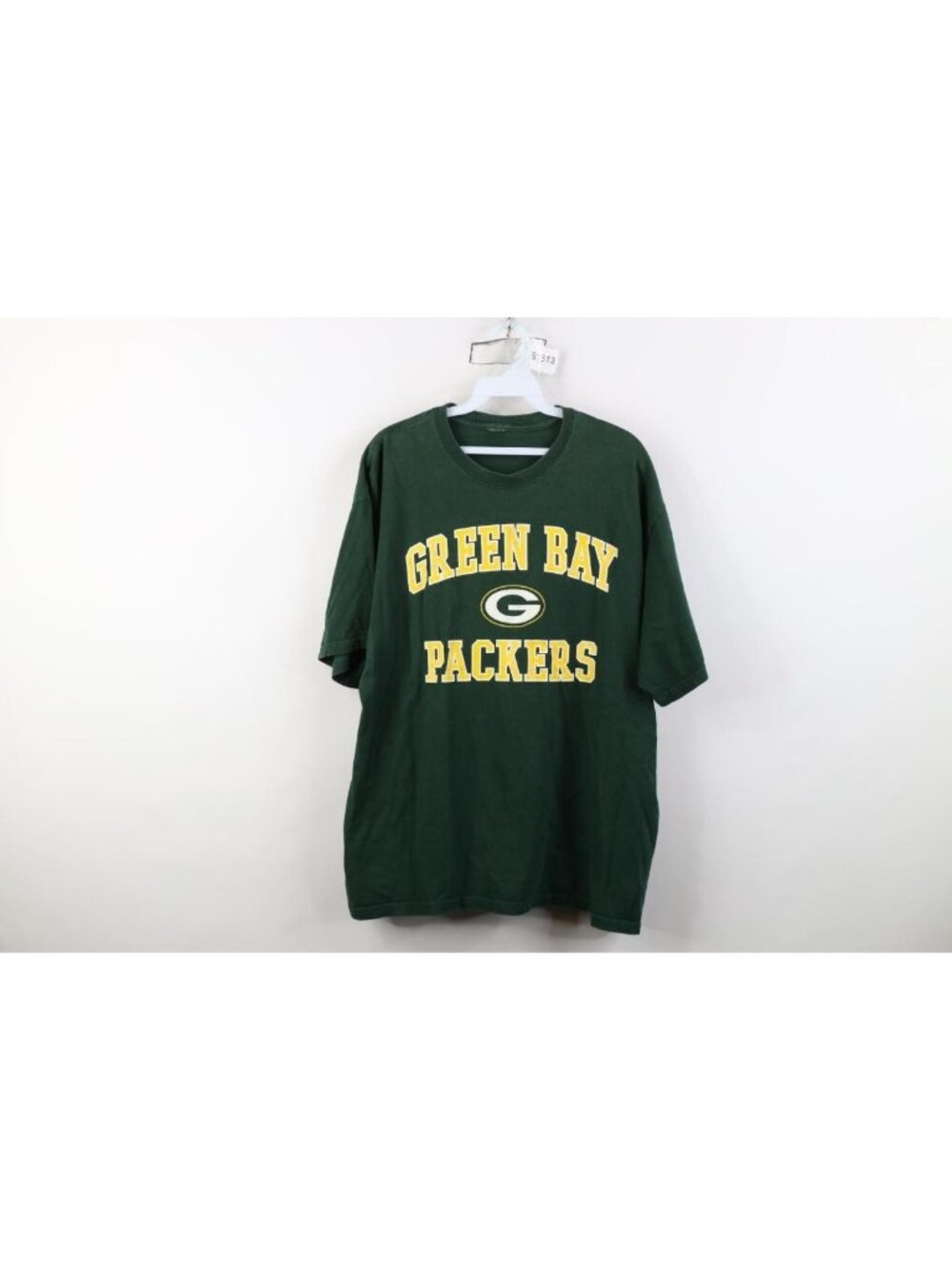 Vintage 90s Mens Large Faded Green Bay Packers Football Short Sleeve T-Shirt